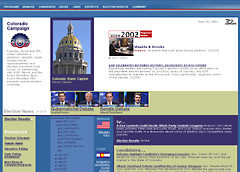 Colorado Campaign: Election Website, Skoubo Graphics